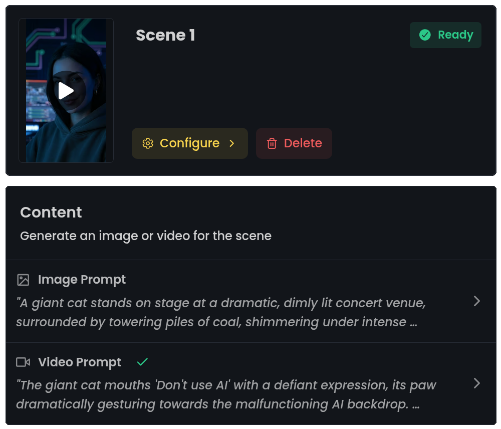 Scene Curation in Studio